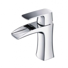 Arezzo design Wakefield Cascade króm álló egykaros kerámiabetétes vízeséses mosdó csaptelep csaptelep
