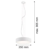Argon Argon DARLINGED 3349 Függőlámpa 1x32W/LED 3000K 3900LM IP20
