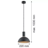 Argon Argon SINES 4222 Függőlámpa 1x15W/E27 IP20