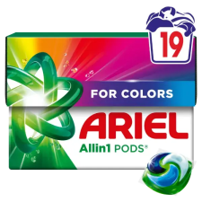 ARIEL Allin1 PODS Folyékony Mosókapszula Színes Ruhákhoz, 19 Mosáshoz tisztító- és takarítószer, higiénia