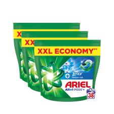 ARIEL INGYENES SZÁLLÍTÁS - Ariel Fresh Air mosókapszula (3x38 db) tisztító- és takarítószer, higiénia