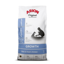 ARION Original Growth Puppy Medium Chicken Rice 12 kg kutyaeledel