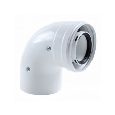  Ariston 90° 80/125 alu/pps könyök kondenzációs kazánokhoz (3318091) hűtés, fűtés szerelvény