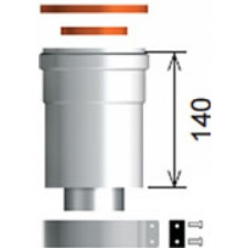 Ariston kondenzációs indító idom 60/100-as 3318079 építőanyag