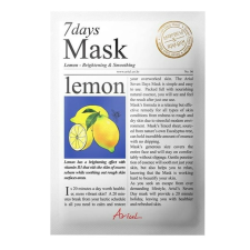 Ariul 7Days Arcmaszk Fátyol - Brightening&Smoothing - Citrom kivonattal 20g arcpakolás, arcmaszk