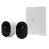 Arlo Ultra 2 kültéri biztonsági kamera szett, 4K, 2 db kamera + bázisállomás, fehér (VMS5240-200EUS)