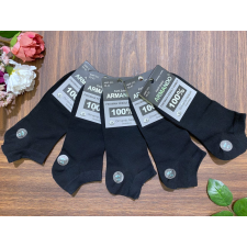 ARMANDO Férfi pamut boka zokni AMP311 1cs/5pár fekete férfi zokni