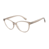 armani exchange AX3053 8240 Shiny Transparent Tundra Demo Lens szemüveg