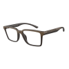 armani exchange AX3129U 8391 Matte Brown Gradient Demo Lens szemüveg