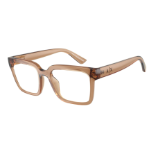 armani exchange AX3133U 8396 Shiny Transparent Brown Demo Lens szemüveg szemüvegkeret