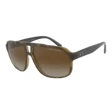 armani exchange AX4104S 8029T5 MATTE HAVANA GRADIENT BROWN POLARIZED napszemüveg