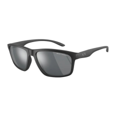 armani exchange AX4122S 80786G MATTE BLACK LIGHT GREY MIRROR BLACK napszemüveg