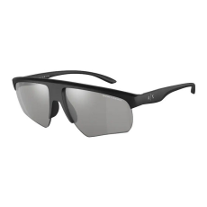 armani exchange AX4123S 8078Z3 MATTE BLACK POLARIZED GREY MIRROR SILVER napszemüveg