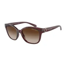 armani exchange AX4127S 824113 Shiny Transparent Red Gradient Brown napszemüveg