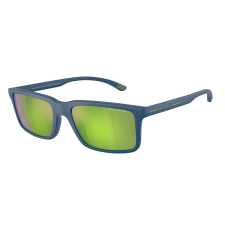 armani exchange AX4157SU 83768N Matte Dark Blue Light Green Mirror Green napszemüveg napszemüveg