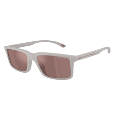 armani exchange AX4157SU 83786G Matte Grey Brown Mirror Internal Silver napszemüveg