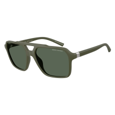 armani exchange AX4166SU 830171 Matte Green Dark Green napszemüveg