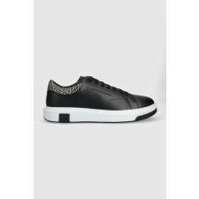 Armani Exchange bőr sportcipő XUX123 41 EU fekete férfi cipő