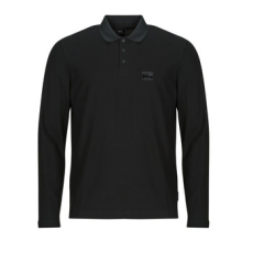 armani exchange Hosszú ujjú galléros pólók POLO SHIRT Fekete EU M