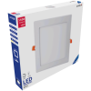 ARMIN TRADE KFT. Avide LED Beépíthető Négyzetes Mennyezeti Lámpa ALU 18W CW 6400K | KÜLÖN CSOMAG |