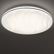 ARMIN TRADE KFT. Hullámos felületű mennyezeti LED lámpa 38 cm, melegfehér (Selene) világítás