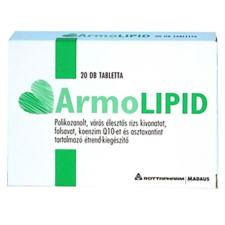  ARMOLIPID TABLETTA 20X vitamin és táplálékkiegészítő