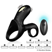 ARMONY FOR HIM ARMONY - RANGER DUPLA VIBRÁTOR GYŰRŰ PÁROKNAK FEKETE vibrátorok