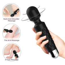 ARMONY MASSAGERS ARMONY - POSTÁS MASSZÍROZÓ ÉS VIBRÁTOR SZUPER RUGALMAS FEJ FEKETE vibrátorok