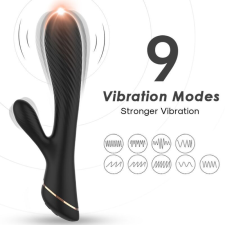 ARMONY VIBRATORS ARMONY - VIBRÁTOR NYÚL SZILIKON SZILIKON FEKETE vibrátorok