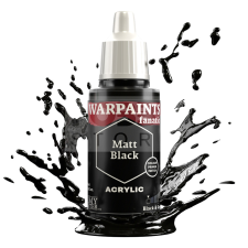 army painter The Army Warpaints Fanatic: Matt Black 18 ml-es akrilfesték WP3001 akrilfesték