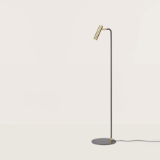 AROMAS DEL CAMPO MARU fekete-sárgaréz LED állólámpa (P1194) LED 1 izzós IP20 világítás