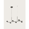 AROMAS DEL CAMPO NERA SIX fekete LED függesztett lámpa (C1229/6) LED 6 izzós IP20