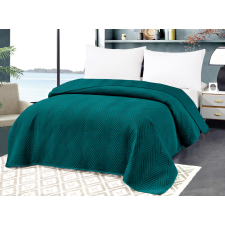 ARROW VELVET türkiz bársony ágytakaró mintával Méret: 220 x 240 cm lakástextília