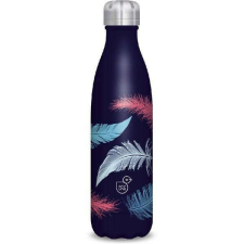  Ars Una 500ml-es Feather-dark duplafalú fémkulacs kulacs, kulacstartó