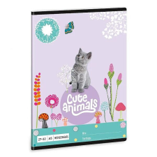Ars Una A5-ös kockás füzet - Cuki állatok – Kitten füzet