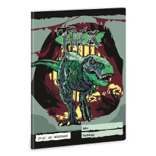 Ars Una A5-ös kockás füzet - T-Rex füzet