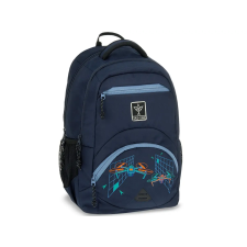 Ars Una : Airborne sötétkék ergonomikus iskolatáska, hátizsák 33x45x24cm iskolatáska