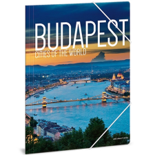 Ars Una Cities-Budapest gumis dosszié A/4 irattartó