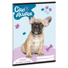 Ars Una : Cuki állatok - Francia bulldog leckefüzet 38 lapos A/5 füzet