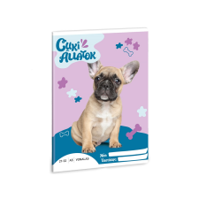 Ars Una : Cuki állatok - Francia bulldog vonalas füzet A/5 füzet