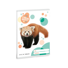 Ars Una : Cuki vörös panda vonalas füzet A/5 21-32 füzet