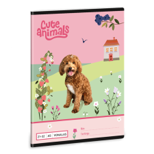 Ars Una Cute Animals Doggie 25 (5458) A5 21-32 vonalas füzet (53624581) füzet