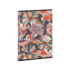Ars Una Floral Collage A/4 extra kapcsos sima füzet füzet