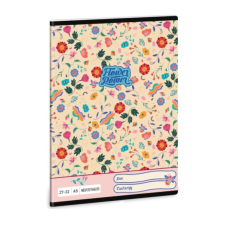Ars Una : Flower Power kockás füzet A/5 27-32 füzet