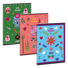 Ars Una Füzet kockás ARS UNA A/4 40 lapos Extra kapcsos Viva Mexico füzet