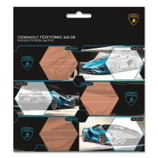 Ars Una füzetcímke 3x6 db-os - Lamborghini SIÁN Roadster füzetcímke