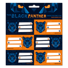 Ars Una Füzetcímke ARS UNA 18 db/csomag Black Panther etikett