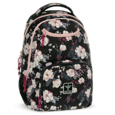 Ars Una iskolatáska, hátizsák - Flowery Black iskolatáska