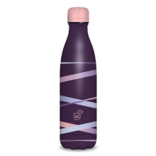 Ars Una Kulacs duplafalú ARS UNA fém BPA-mentes 500 ml Ribbon lila kulacs, kulacstartó