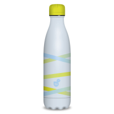 Ars Una kulacs duplafalú fém Ribbon Yellow 500 ml kulacs, kulacstartó